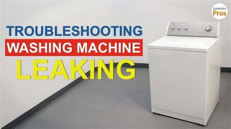 maytag washer leaking oil|How to Fix a Leaking Washing Machine 